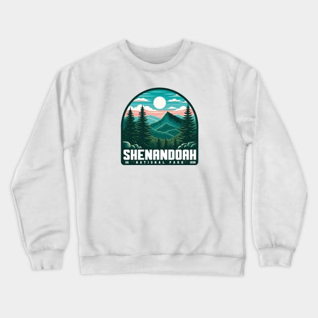 Shenandoah National Park Crewneck Sweatshirt by Americansports